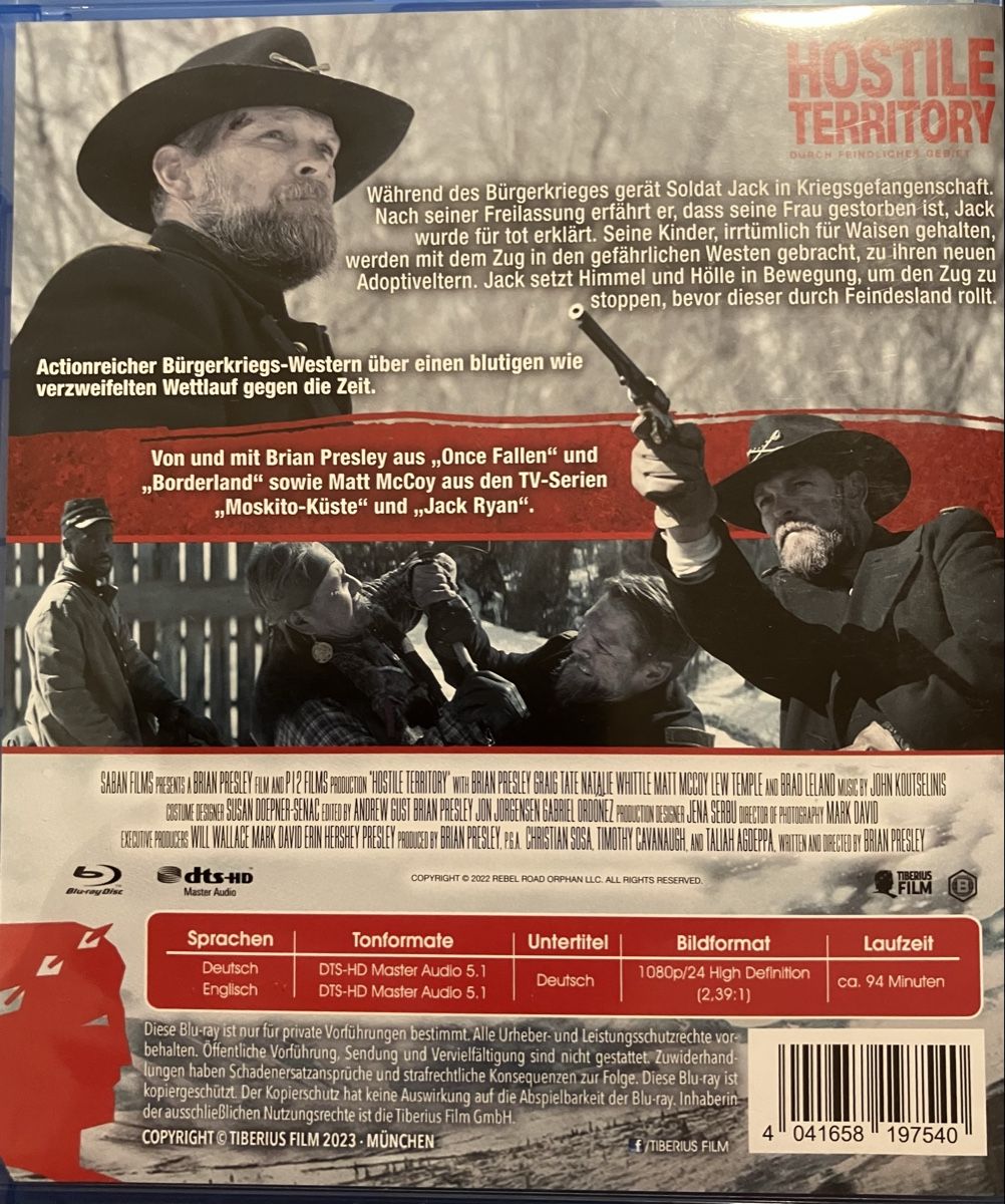 Alle DVDs: Hostile Territory - Western (Blu-ray Disc) – Gebraucht aus Hunzenschwil von nix_9z5m 1