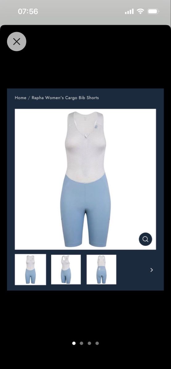 Rapha Kleiderpakete: Rapha Women's Lightweight Cargo Bib Shorts size S – Gebraucht aus Zürich von Nugteren