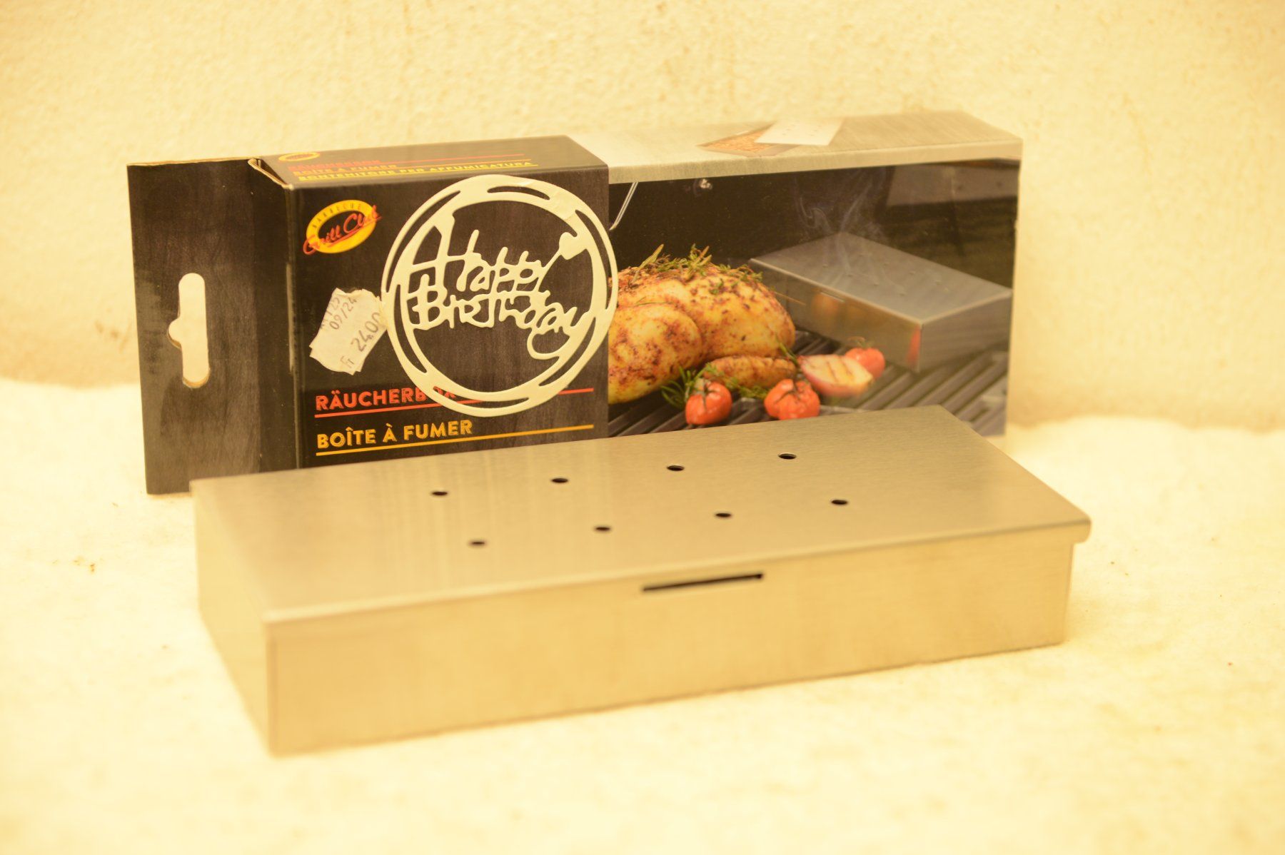 Appareils de cuisine: Räucherbox aus Edelstahl – Neuf avec emballage d'origine à Sachseln par Smatsch54