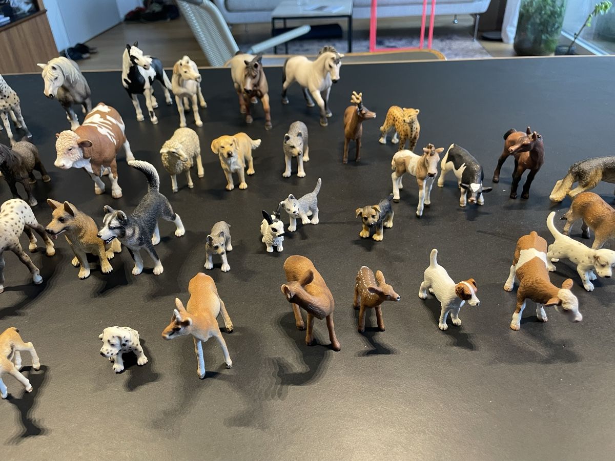 Schleich Giocattoli: Schleich-Sammlung, 42 Figuren! – Usato da Luzern venduto da snape 2