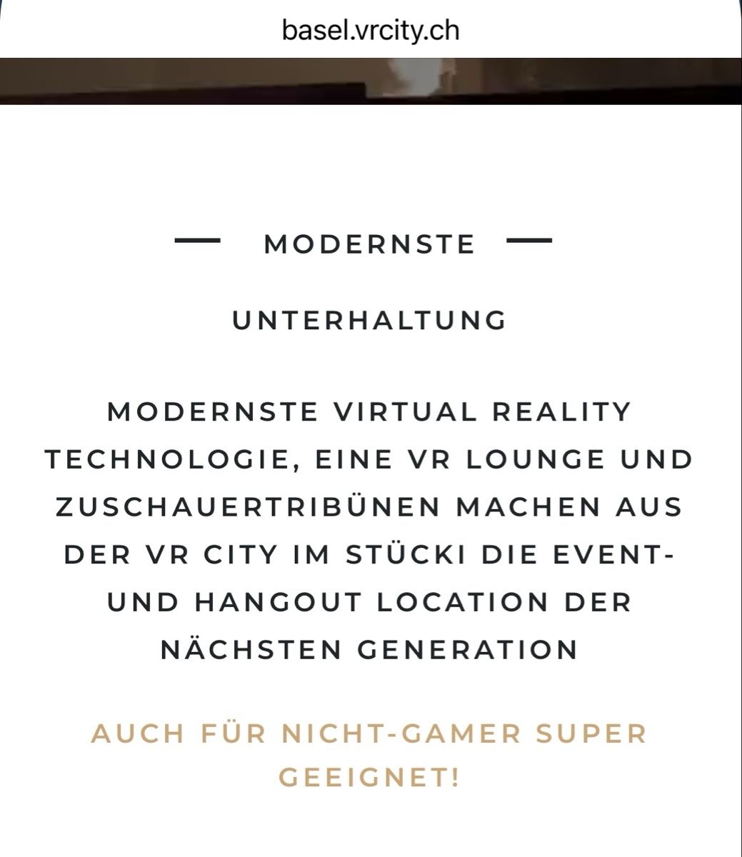 Gutscheine: Gutschein VR Center Basel – Neu und originalverpackt aus Basel von Gundeli-25 4