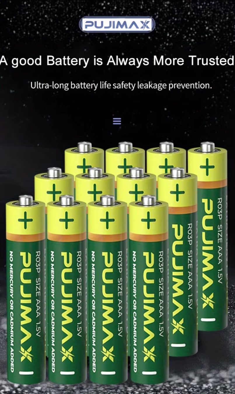 Caricatori & Batterie: 12 Stück AAA Pujimax Batterien 1.5V – Nuovo e nell'imballaggio originale da Kloten venduto da digi-Galaxy