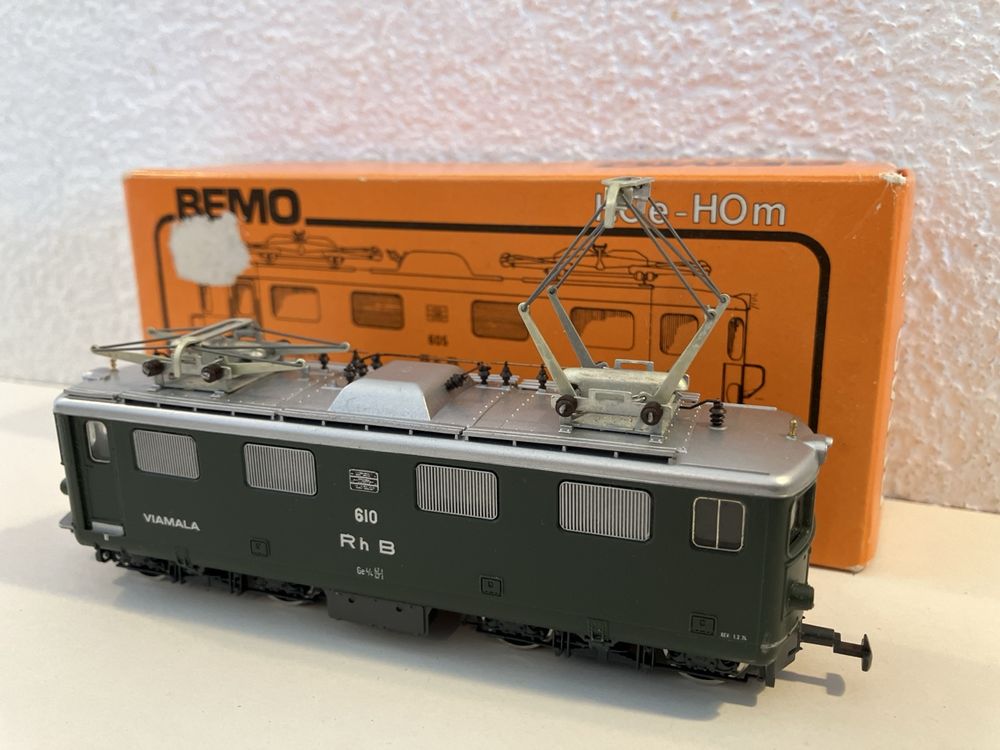 Bemo Modelleisenbahnen: Bemo / HOm / Locomotive RhB Ge 4/4 I 610 (DC, analogique) – Gebraucht aus Genève von frespo