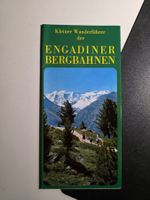 Vintage Wanderführer Engadiner Bergbahnen 1991 Graubünden