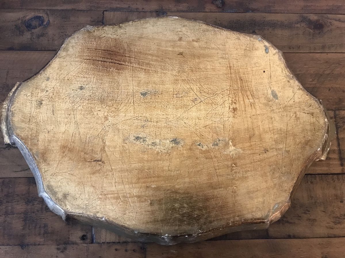 Piatti di portata: Altes Tablett florentinisch Holz – Usato da Rapperswil SG venduto da cosiba01 7