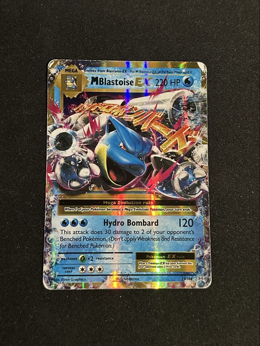 Pokémon Sammelbilder & Trading cards: Pokémon Mega Blastoise Ex 22/108 – Gebraucht aus Wil SG von shinycardboard