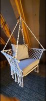 Boho Hängesessel aus Makramee  inkl. Kissen