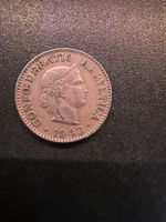 Schweiz 10 Rappen 1943 – Helvetia – schöne alte Münze