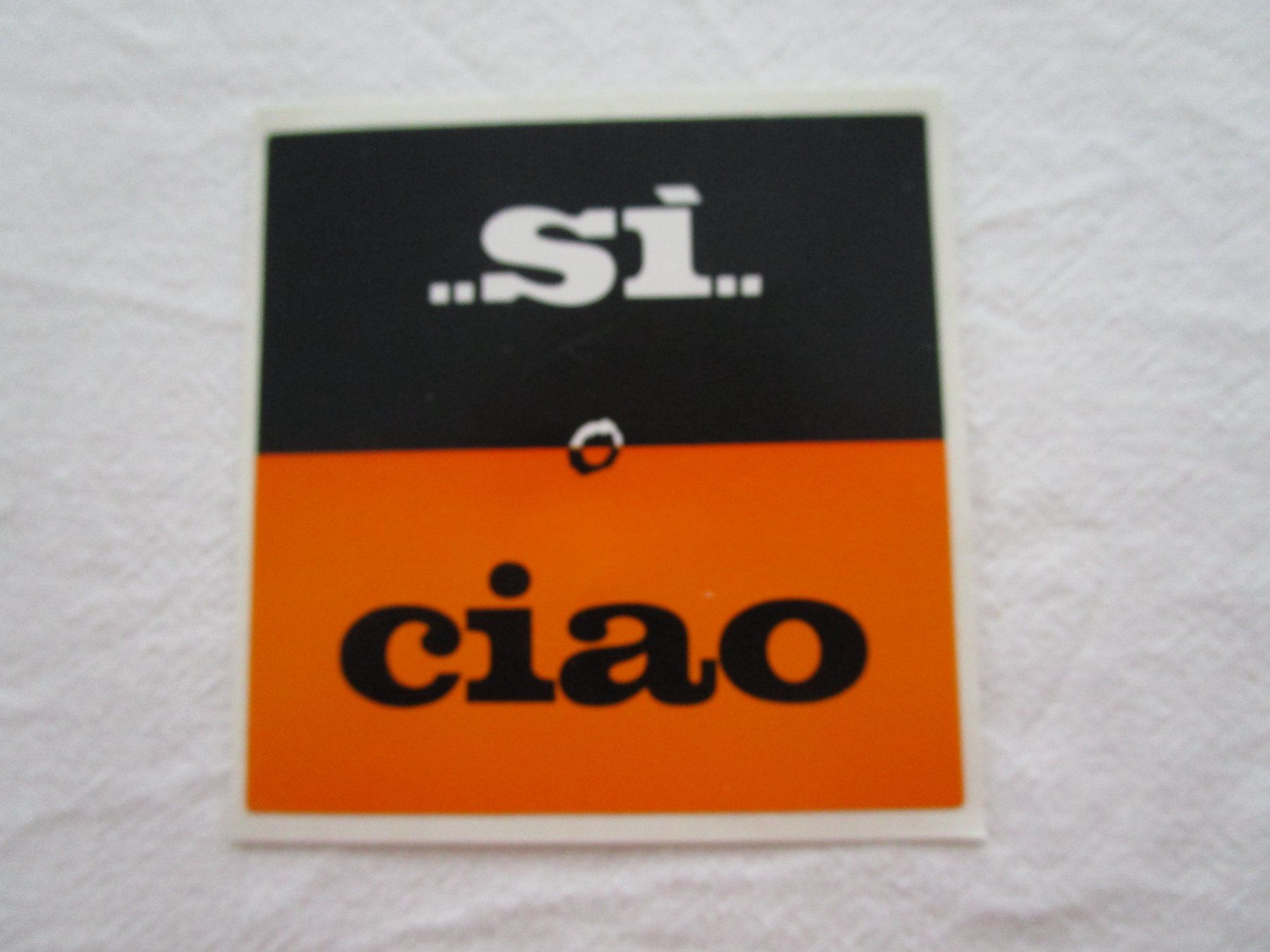 Sticker: Aufkleber Ciao – Usato da Grenchen venduto da Uhus15