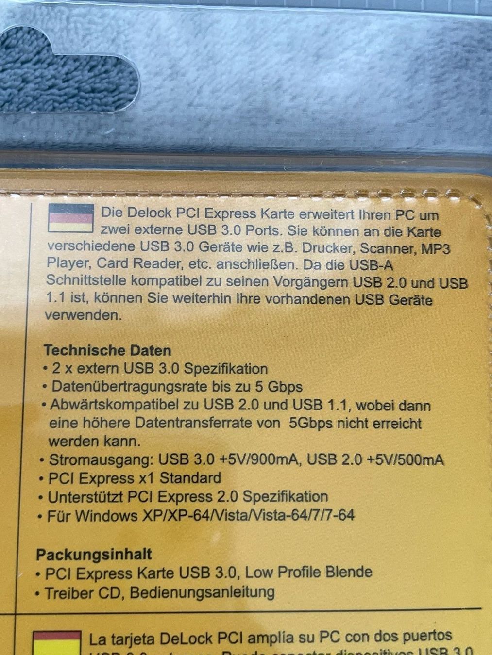 PC: PCI Express 2 USB 3.0 – Nuovo e nell'imballaggio originale da MAGDEN venduto da GoldenEagle2020 3
