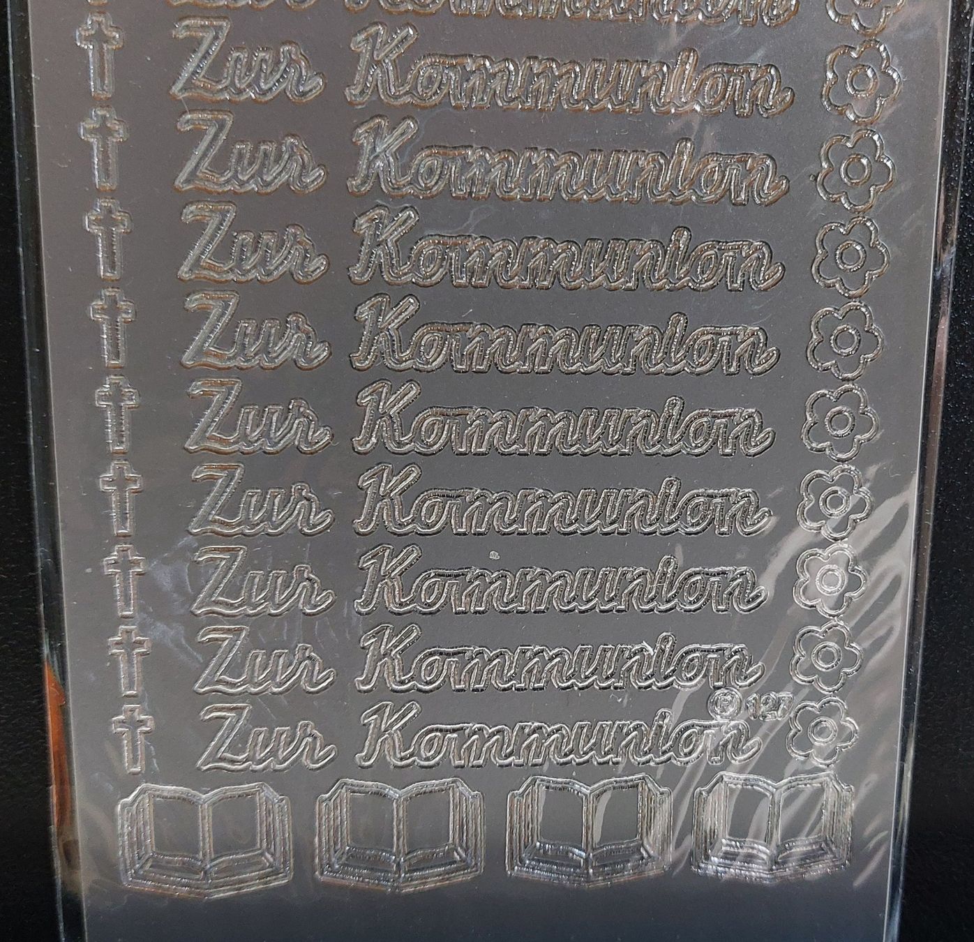 Sticker: Aufkleber "Zur Kommunion" Gold oder Silber / Neupreis 2.90 – Nuovo e nell'imballaggio originale da Zollikofen venduto da Blackie 3