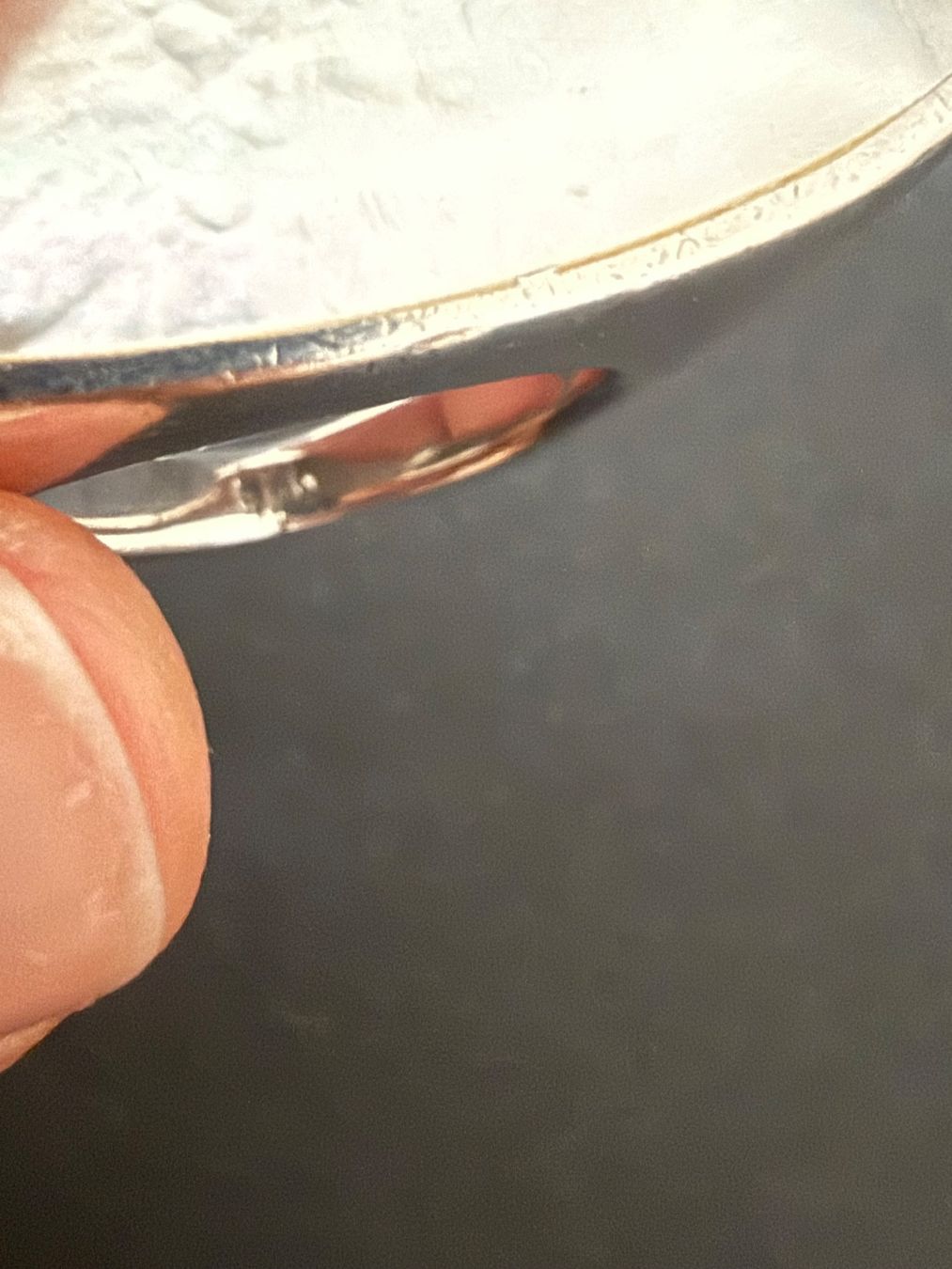 Ringe: Silber Ring mit Perlmutt 925 – Gebraucht aus Spiegel b. Bern von Rogger72 3