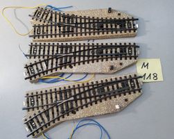 3 Elektrische Märklin M-Weichen H0