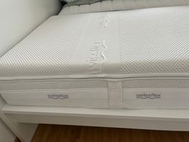 Swissflex Matelas et Sommier à lattes, 90x200cm, parfait!