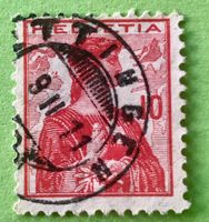  Nr.120 Brustbild der Helvetia mit Schwert GESTEMPELT    