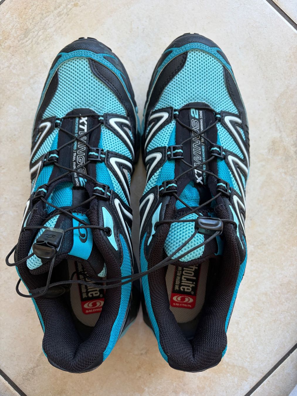 Salomon Scarpe da donna: Salomon Trekkingschuhe/Wanderschuhe blau Grösse 42 – Usato da Brüttisellen venduto da Fabiii.st 2