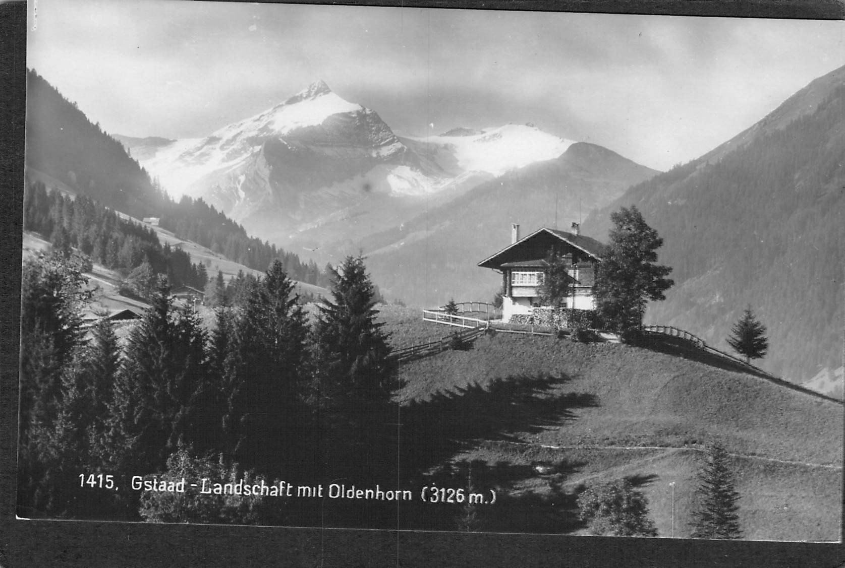 Cartes postales: ,Gstaad mit Oldenhorn – D'occasion à Reichenburg par ibiza18