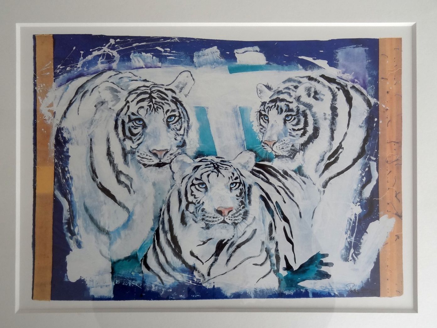 Grafica & Litografie: Rolf Knie - Drei weisse Tiger – Nuovo (secondo la descrizione) da Zuzwil SG venduto da Pawnbroker