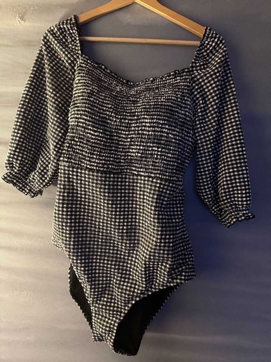 Costumi da bagno & Bikini: Ulla Popken Badekleid mit Ärmel, Gr 50 – Usato da Basel venduto da rara1989