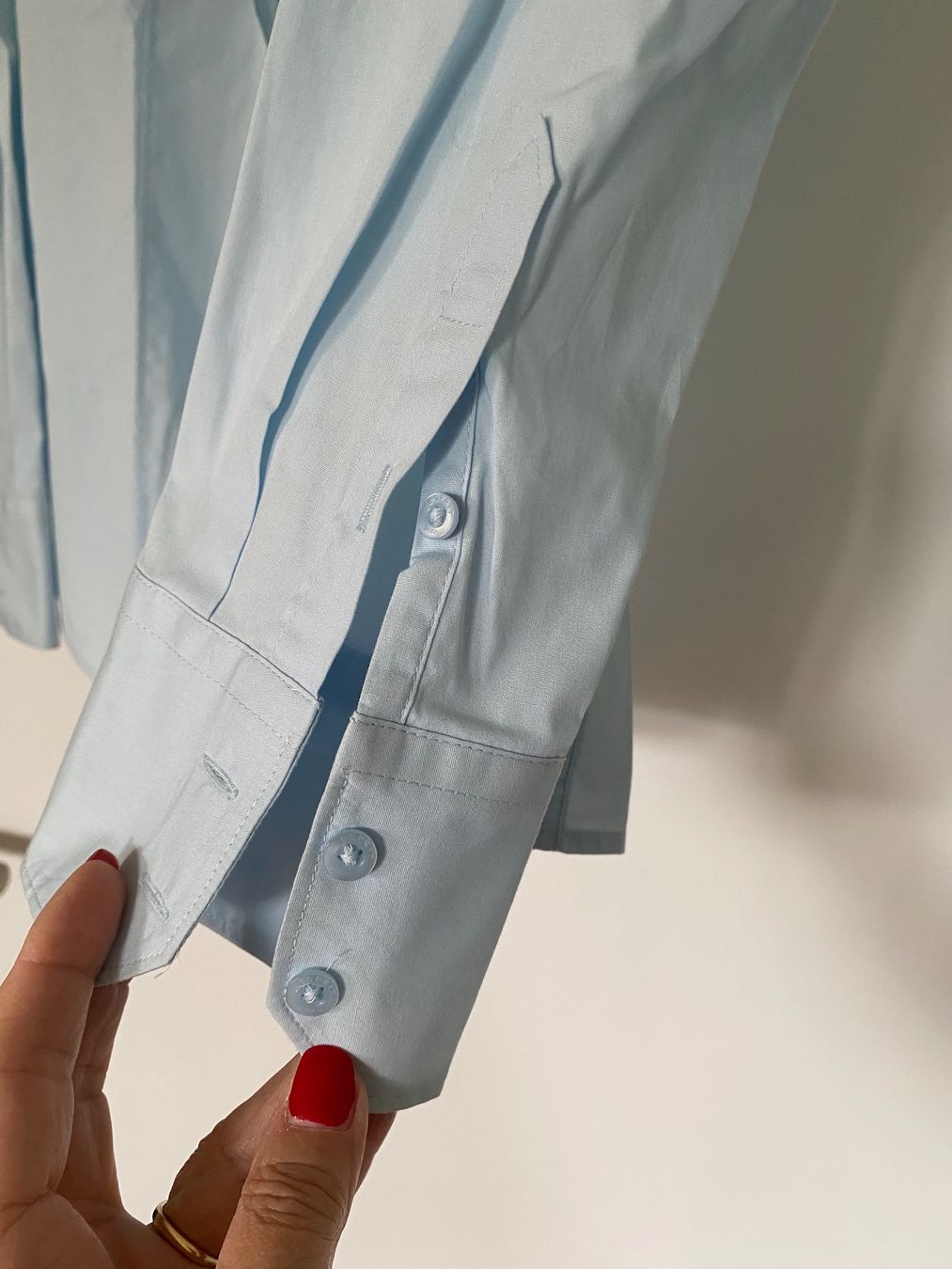 Esprit Camicette: ESPRIT Hemdbluse Baumwolle - zartes Hellblau – Usato da Besazio venduto da lionheart63 2