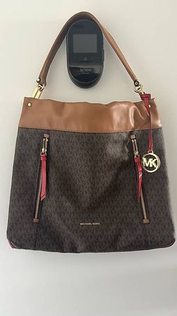 Michael Kors Handtasche MK Signature Braun