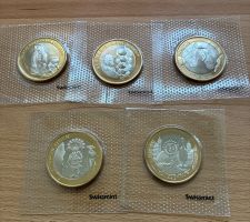5 x 10 Franken 2010 - 2014 Originalverpackt