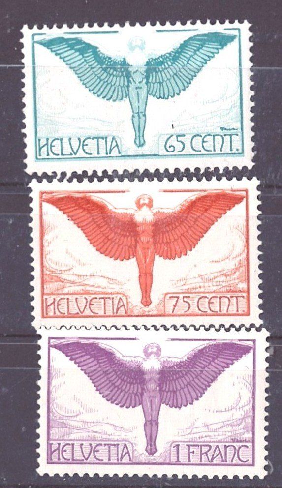 Alle Briefmarken: # 85 --- FLUGPOST GERIFFELTES  PAPIER POSTFRISCH – Neu (gemäss Beschreibung) aus Dübendorf von Piero2
