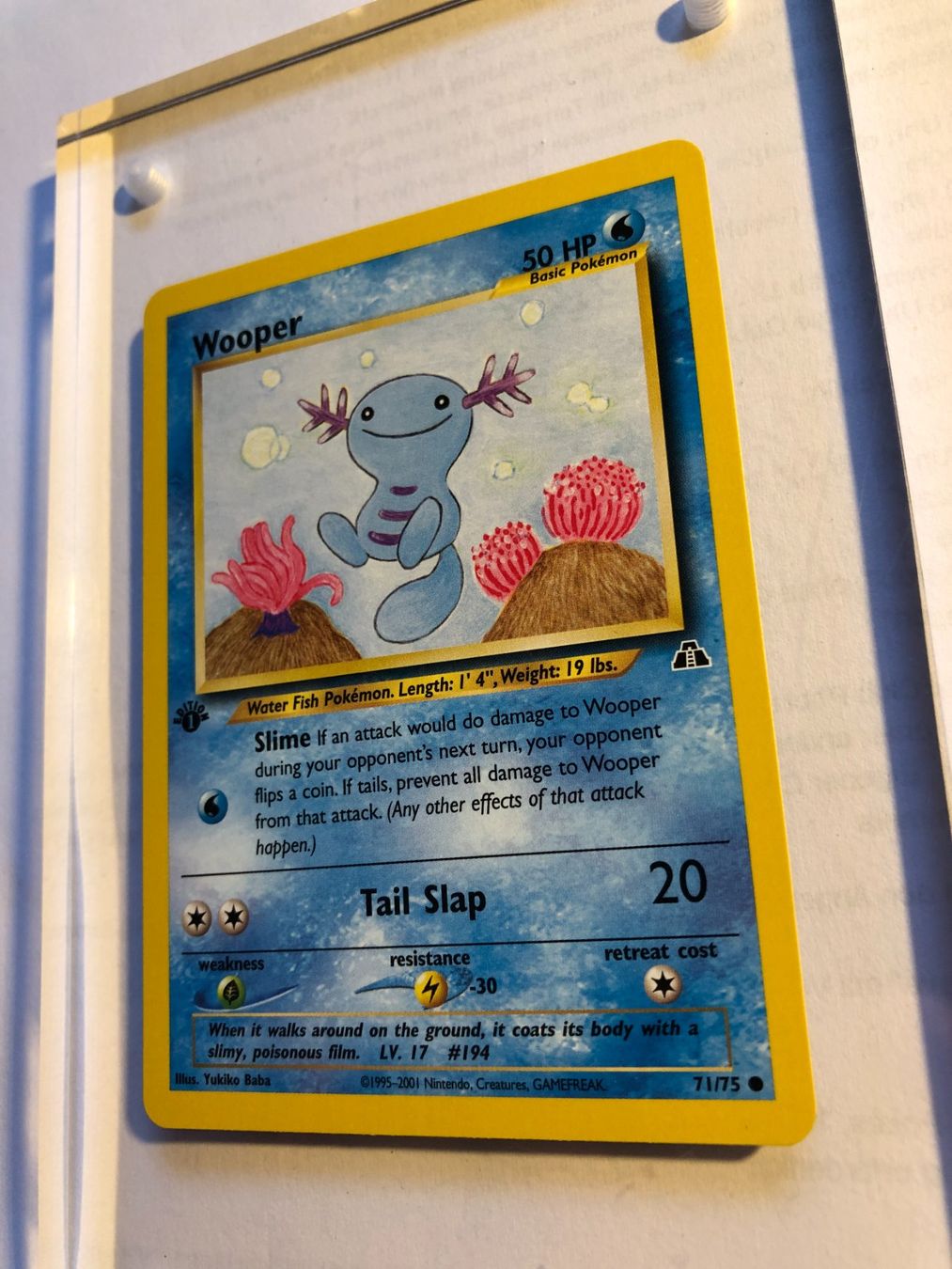 Sammelbilder & Trading cards: Wooper 1st Neo Discovery - MINT - ab 1.- – Gebraucht aus Giubiasco von dan_pr8b 2