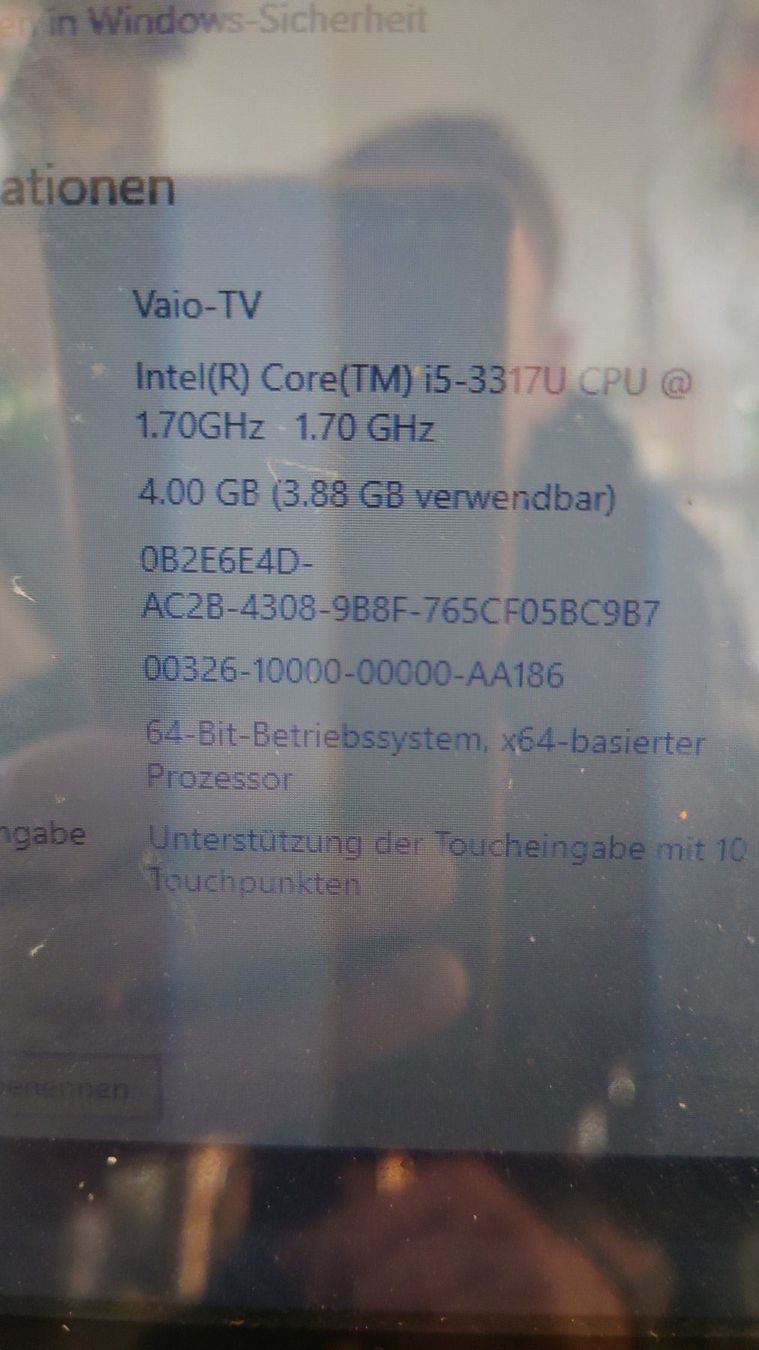 Vaio Notebook: Vaio SVT 131A11M silber – Usato da Wittenbach venduto da Aberanders 4
