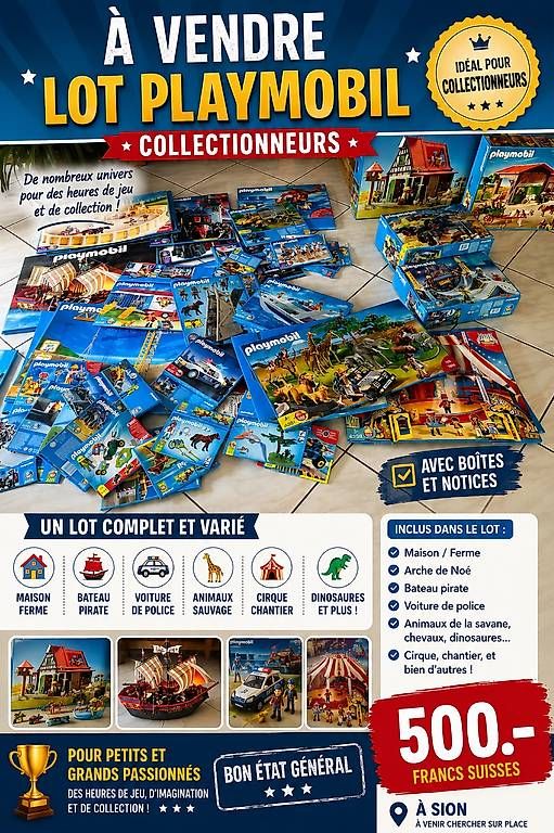 Spielzeuge: Lot Playmobil – Gebraucht aus Sion von Nayah2