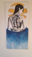 Tableau huile femme thaïlandaise