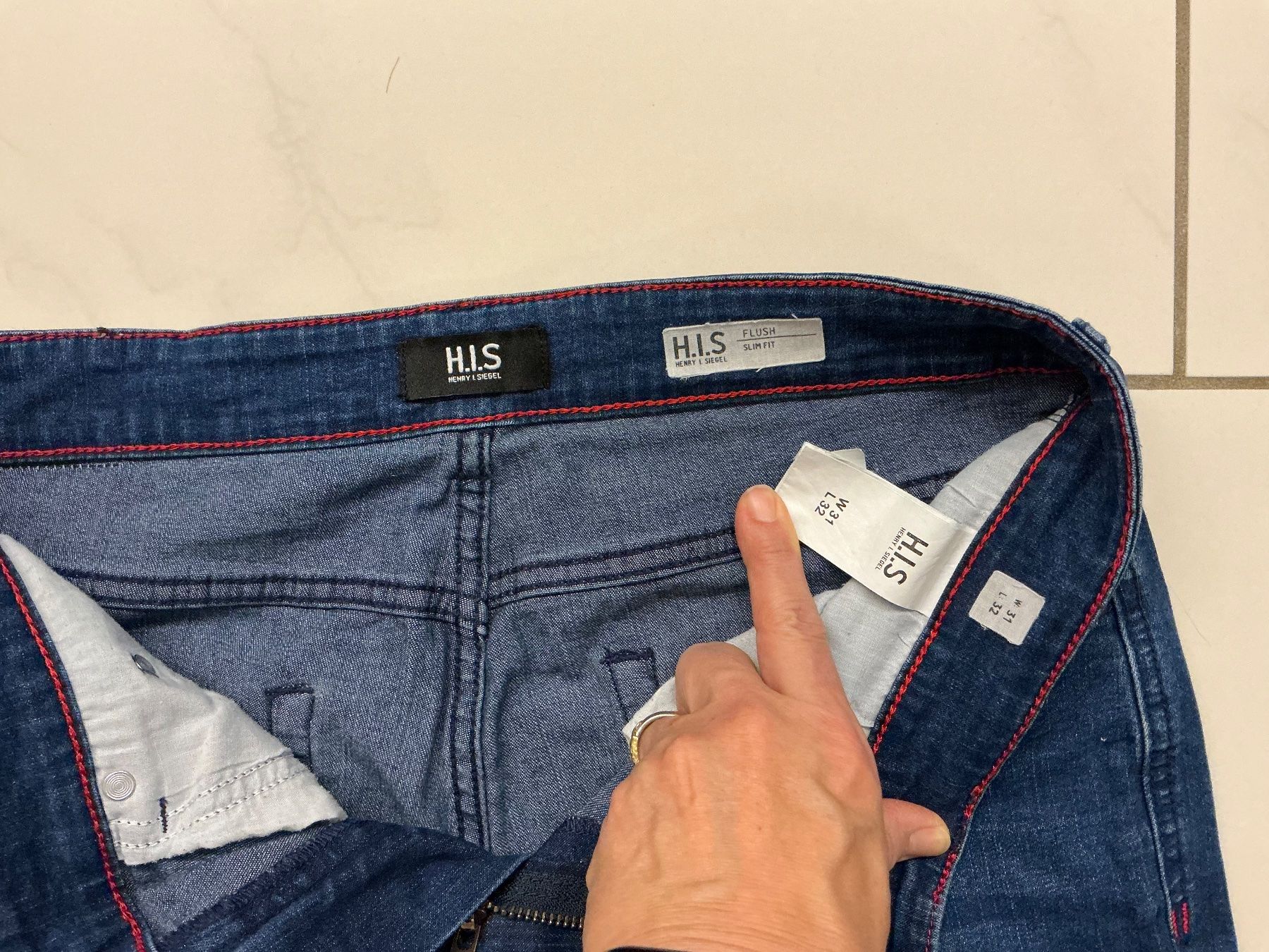 Jeans: H.I.S Jeans Gr.31/32 – Usato da Biel-Benken BL venduto da Sahra1 2