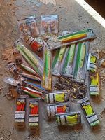 lots de leurres mer 11 pilker (jig) et 45 anguillons neufs