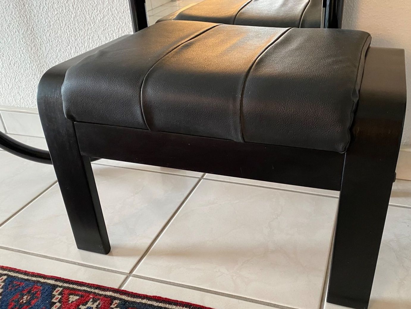 Sgabelli: Hocker Trompet Nava Leder schwarz – Usato da Arlesheim venduto da san_w9vr 2