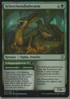 TCG Magic The Gathering MTG CLB 225 FOIL Schreckenslindwurm