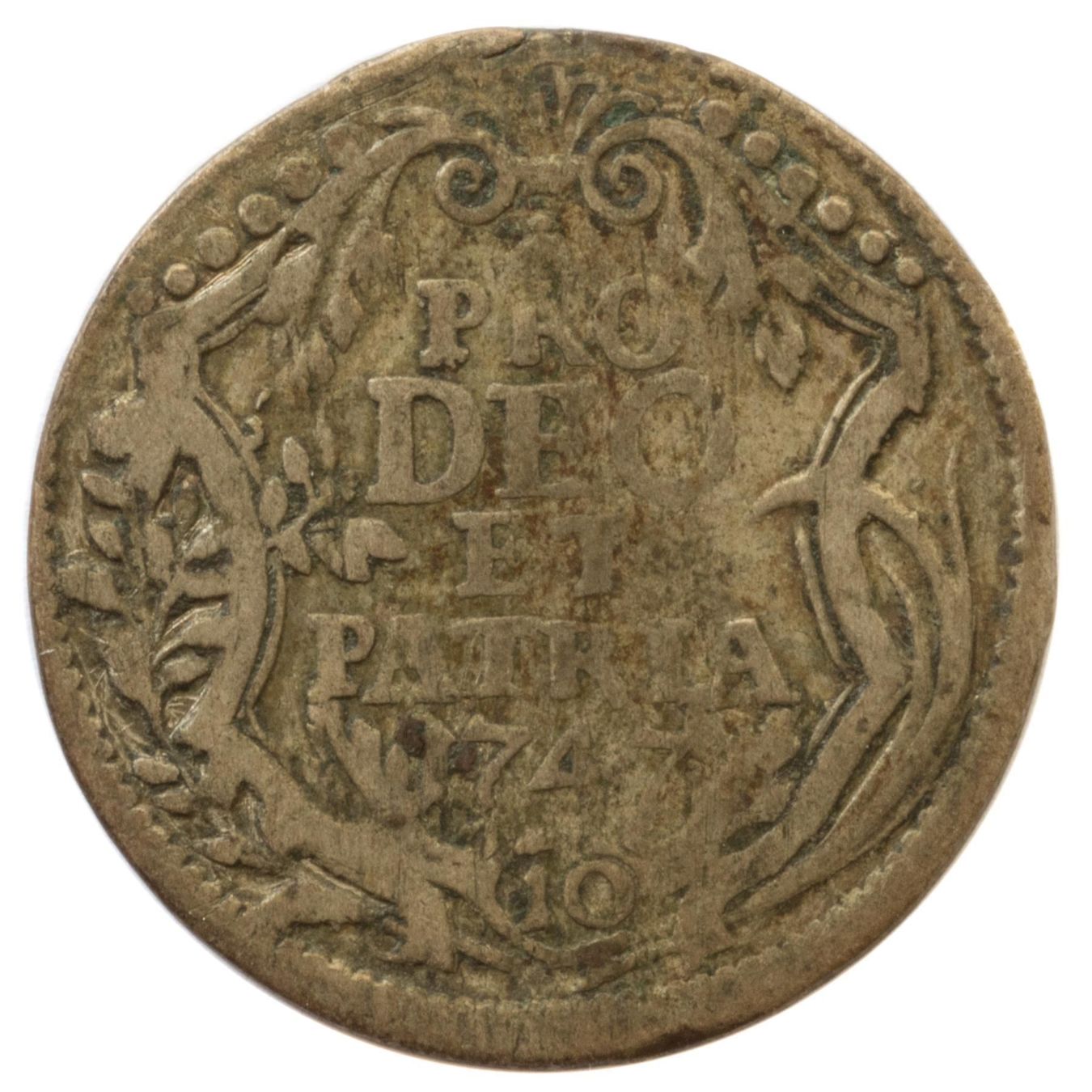 Alle Münzen: Zürich 10 Schilling 1747 Silber – Gebraucht aus Rotkreuz von Swiss-Coins 1