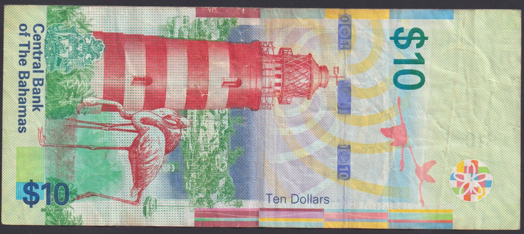 Billets de banque: Bahamas 10 Dollars 2016 – D'occasion à Brugg AG par banknoten_muesli 1