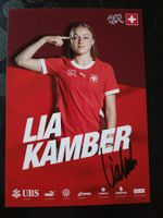Lia Kamber - handsigniert SFV Karte  ⚽🇨🇭🇨🇭