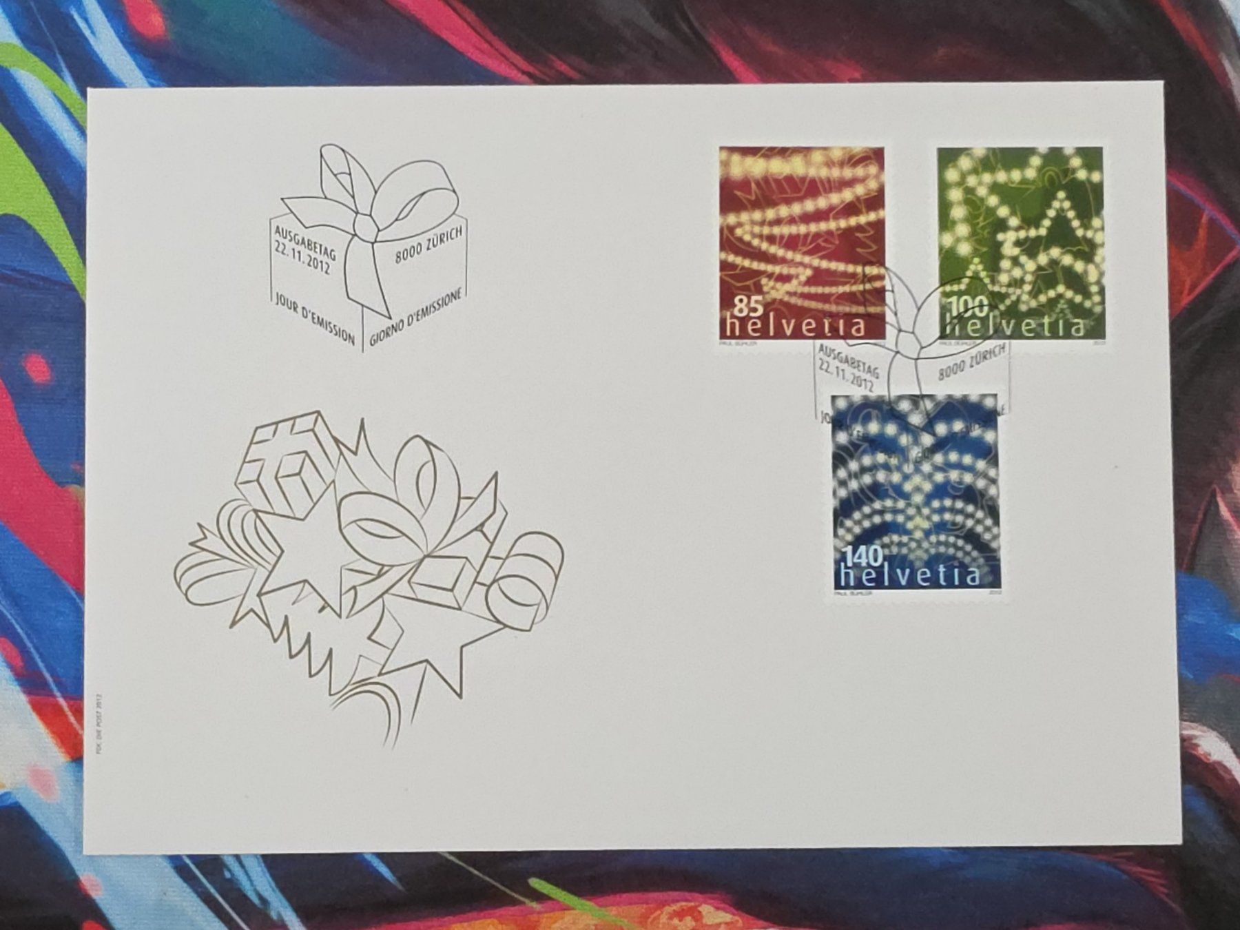 Tutti i francobolli: CL29 Enveloppe + Timbre Suisse 2012 – Usato da Cousset venduto da Patrick_Collections