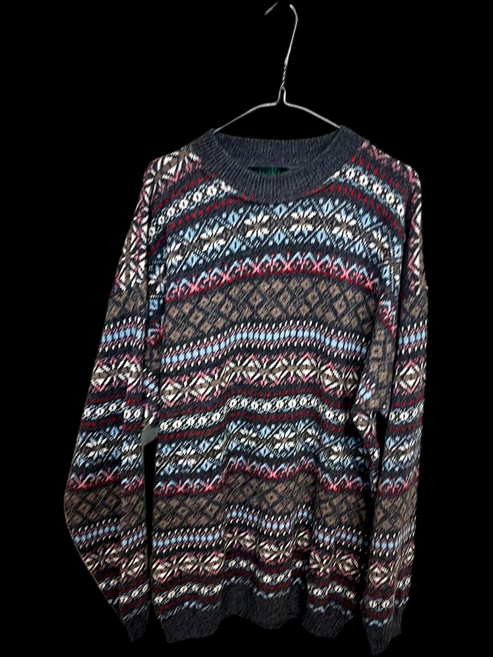 Lotti di vestiti: Vintage Fair Isle Muster Pullover - Größe XL – Usato da Zug venduto da vinokilo 1