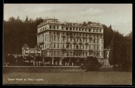 AK Lugano, Grand Hotel du Parc, 1913