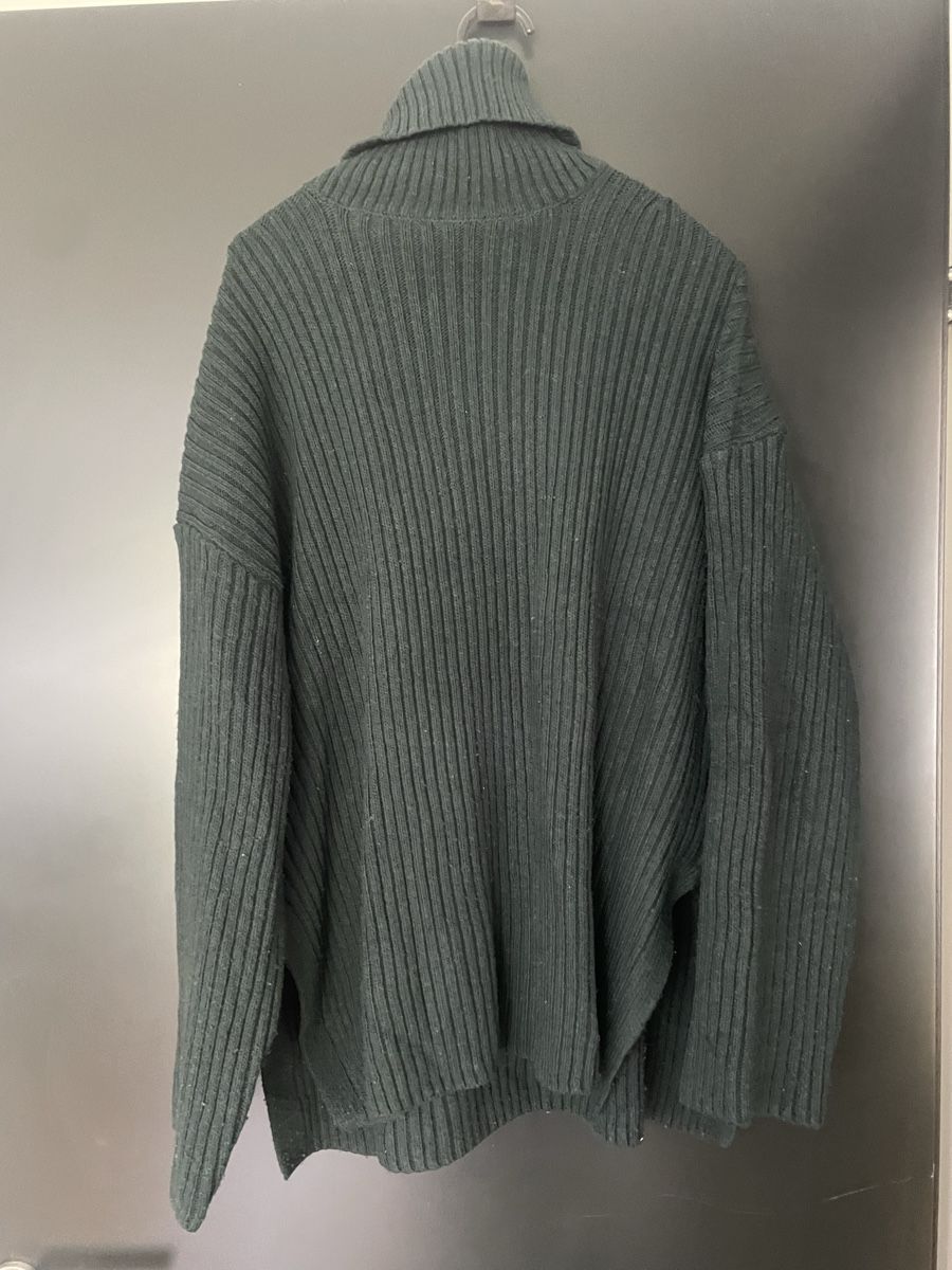 H&M Maglioni & Felpe: Rollkragenpullover, dunkel grün, Gr. S – Usato da St. Niklausen LU venduto da car_2562