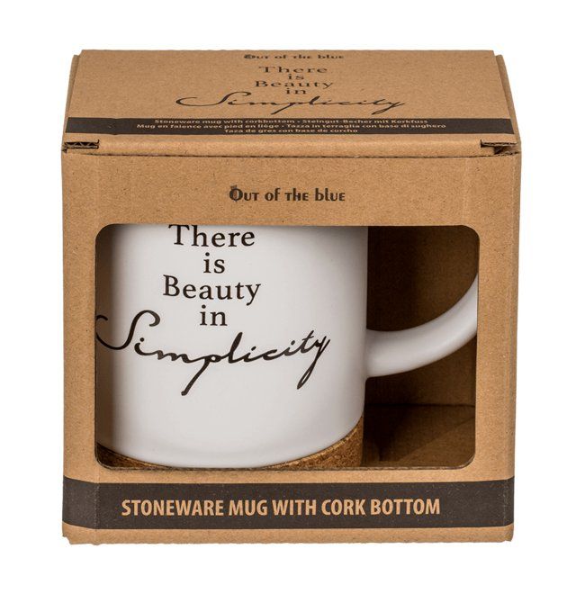 Tassen: Neuwertige Tasse mit Korkboden Simplicity – Neu und originalverpackt aus Dietikon von Beni2025