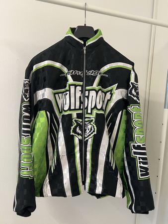 Wulfsport Motojacket Grün Oversized XL Motorradjacke Streetw