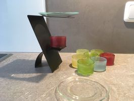 Öllampe  mit Teelicht/Windlichter
