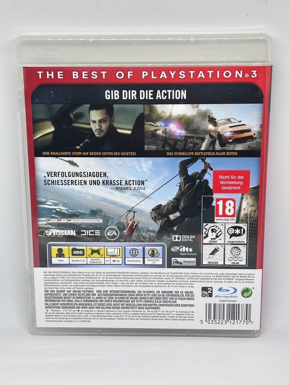 Sony Giochi: Battlefield Hardline per PlayStation 3 – Usato da Giubiasco venduto da LorisVale 1