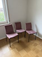 3 Weinrote Stühle zu verschenken