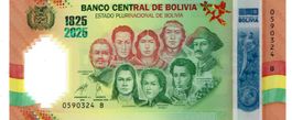 Bolivien 200 Anniversary 2025 COMM.Polymer UNZ