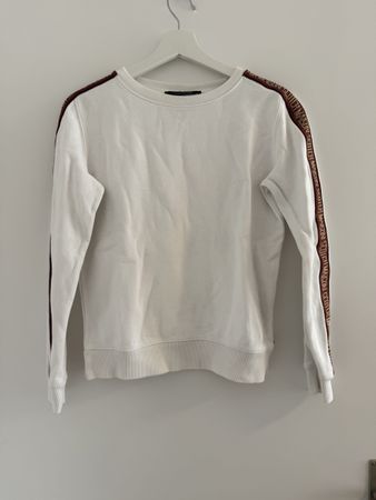Sweater Scotch & Soda weiss Grösse XS getragener Zustand