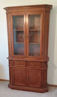 Massiv Holz zwei tellinge Vitrine 《Art;2906》